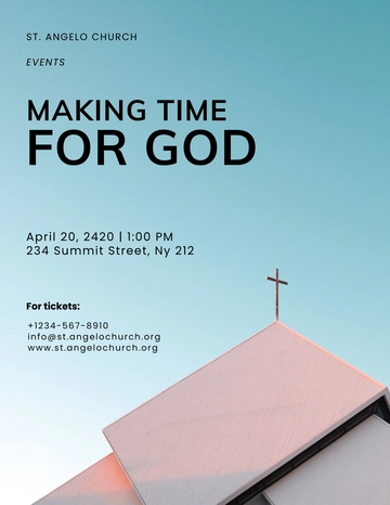 Free Examining Jesus Church Flyer Template to Edit Online
