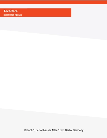 Free Computer Repair Letterhead Template to Edit Online