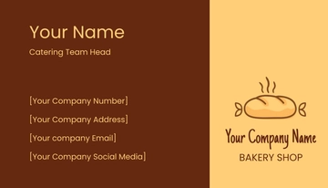 Free Cutie Treats Bakery Business Card Template to Edit Online