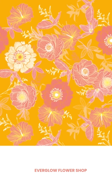 Free Fluorescent Florals Business Card Template to Edit Online