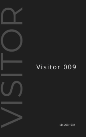 Free Visitor Badge ID Card Template to Edit Online