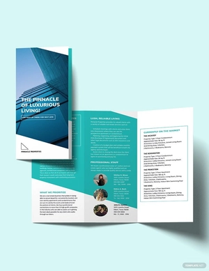 Apartment/Condo Marketing Tri-fold Brochure Template