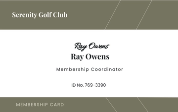 Free Club Membership ID Card Template to Edit Online Free Club Membership ID Card Template to Edit Online