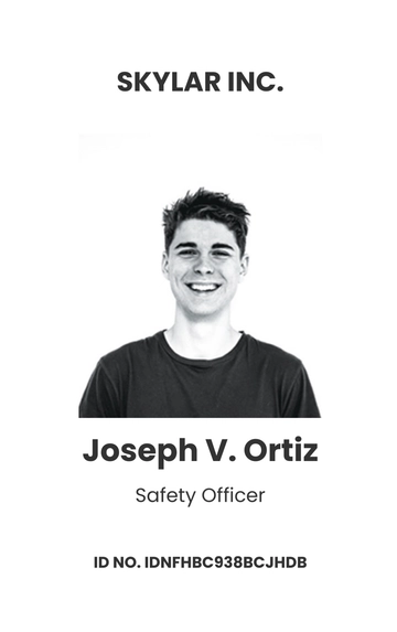 Free Mechanic ID Card Template to Edit Online