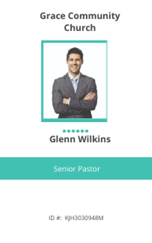 Free Printable Church ID Card Template to Edit Online