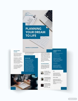 Estate Planning Bi-Fold Brochure Template