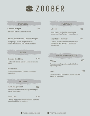 Free Slider Station Burger Menu Template to Edit Online