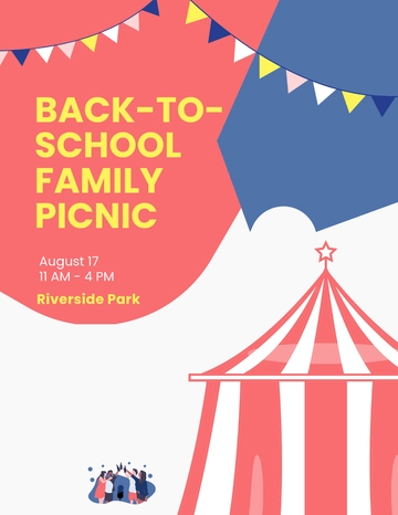 Free Back To School Event Flyer Template to Edit Online