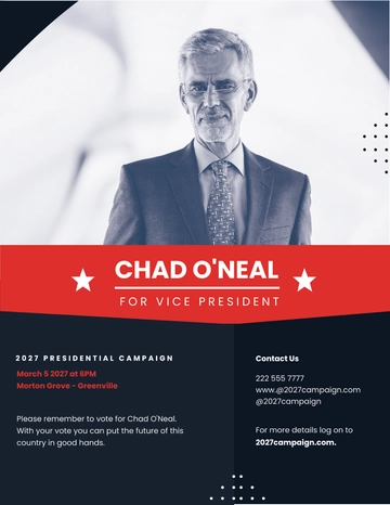 Free Voting Campaign Flyer Template to Edit Online