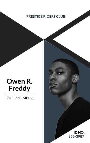 Free Motor Club ID Card Template to Edit Online Free Motor Club ID Card Template to Edit Online