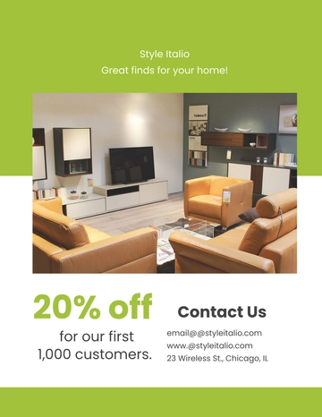 Free Furniture Store Flyer Template to Edit Online Free Furniture Store Flyer Template to Edit Online