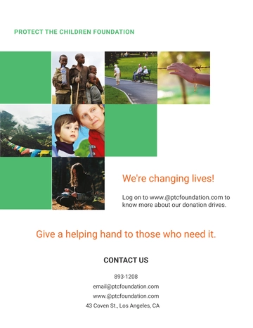 Free Non-Profit Flyer Template to Edit Online