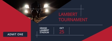 Free Sports Ticket Template to Edit Online