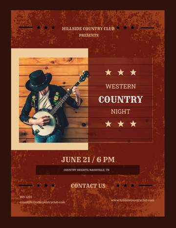 Free Vintage Western Flyer Template to Edit Online