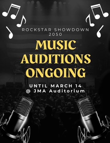 Free Music Audition Flyer Template to Edit Online Free Music Audition Flyer Template to Edit Online