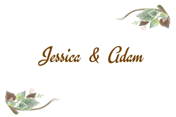 Free Fall Wedding Place Card Template to Edit Online