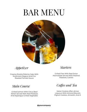 Free Editable Takeaway Menu Template to Edit Online