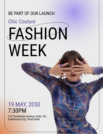 Free Fashion Flyer Template to Edit Online