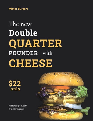 Free Fast Food Promotion Flyer Template to Edit Online