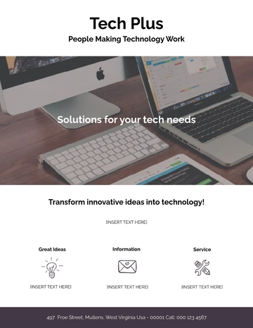 Free Startup Business Flyer Template to Edit Online