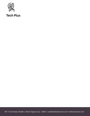 Free Startup Business Letterhead Template to Edit Online