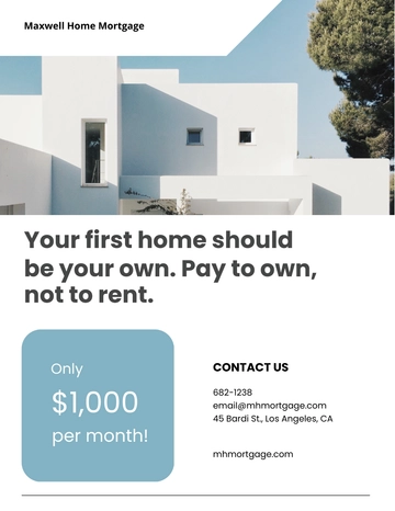 Free Mortgage Marketing Flyer Template to Edit Online