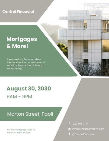 Free Mortgage Broker Flyer Template to Edit Online