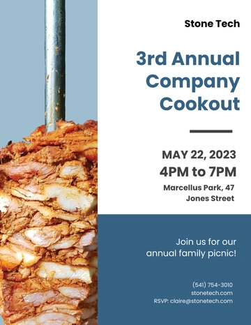 Free Company Cookout Flyer Template to Edit Online Free Company Cookout Flyer Template to Edit Online