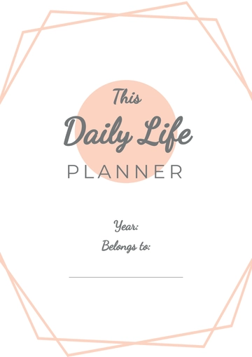 Free Printable Life Planner Template to Edit Online
