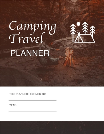 Free Camping Travel Planner Template to Edit Online