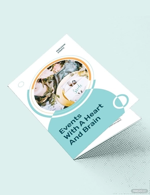 Event Planner Bi-Fold Brochure Template
