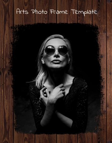 Free Arts Photo Frame Template to Edit Online