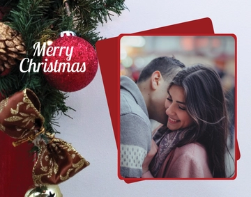 Free Christmas Photo Frame Template to Edit Online