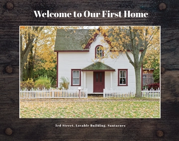 Free Housewarming Photo Frame Template to Edit Online