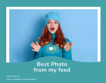 Free Selfie Photo Frame Template to Edit Online