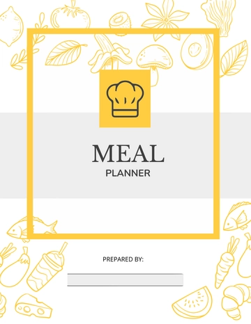 Free Printable Meal Planner Template to Edit Online