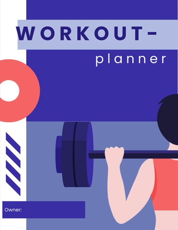 Free Sample Workout Planner Template to Edit Online
