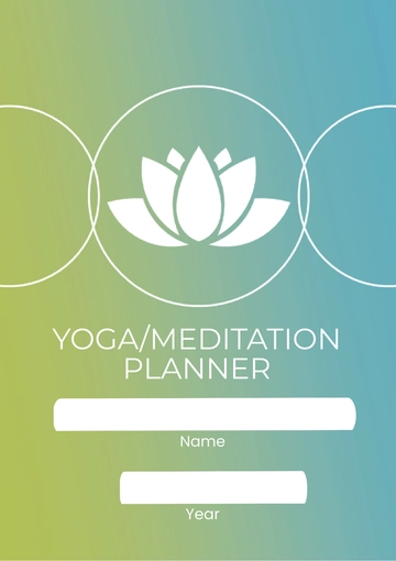Free Printable Yoga/Meditation Planner Template to Edit Online