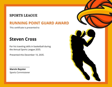 Free Funny Sports Certificate Template to Edit Online