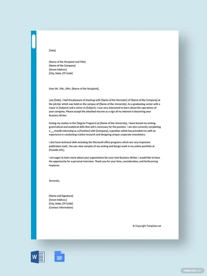 Entry Level Cover Letter No Experience Template