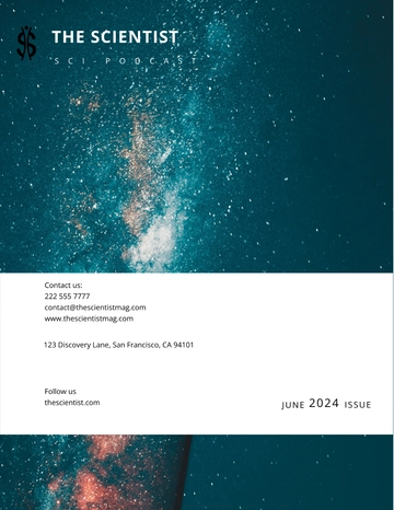 Free Science Podcast Magazine Template to Edit Online Free Science Podcast Magazine Template to Edit Online