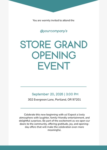 Free Kids Store Grand Opening Invitation Template to Edit Online