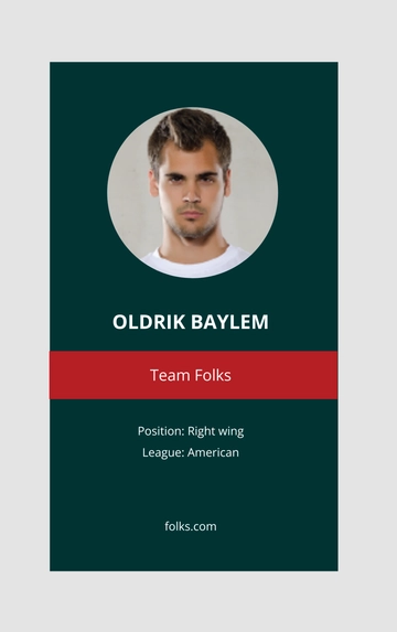 Free Blank Trading Card Template to Edit Online