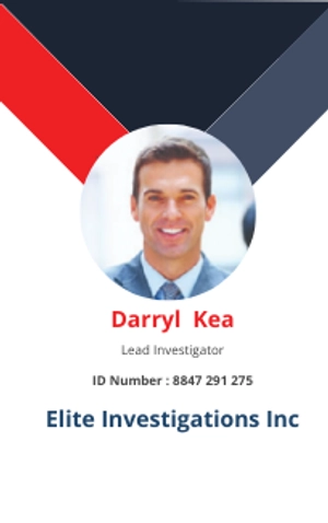 Free Custom Investigator ID Card Template to Edit Online
