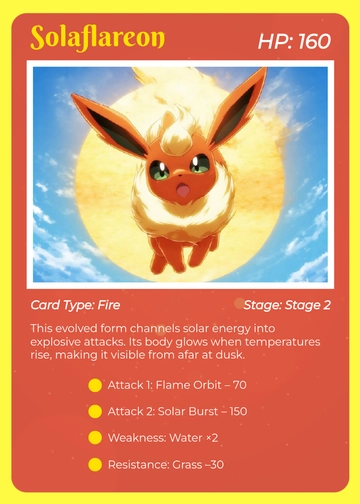 Free Pokemon Trading Card Template to Edit Online