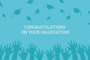 Free Printable Graduation Congratulations Card Template to Edit Online