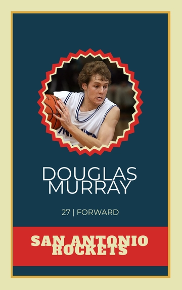 Free Retro Trading Card Template to Edit Online
