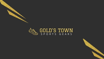 Free Simple Gold Foil Business Card Template to Edit Online