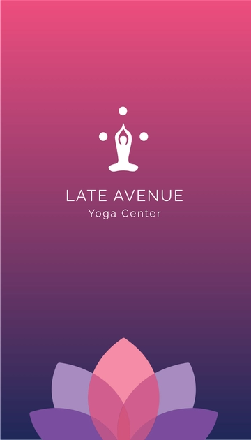 Free Yoga Center Business Card Template to Edit Online