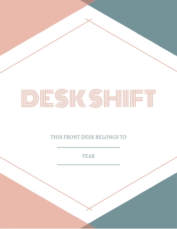 Free Front Desk Planner Template to Edit Online